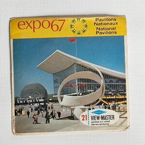 VINTAGE EXPO 67 PAVILIONS VIEW MASTER REELS COMPLETE 🍁